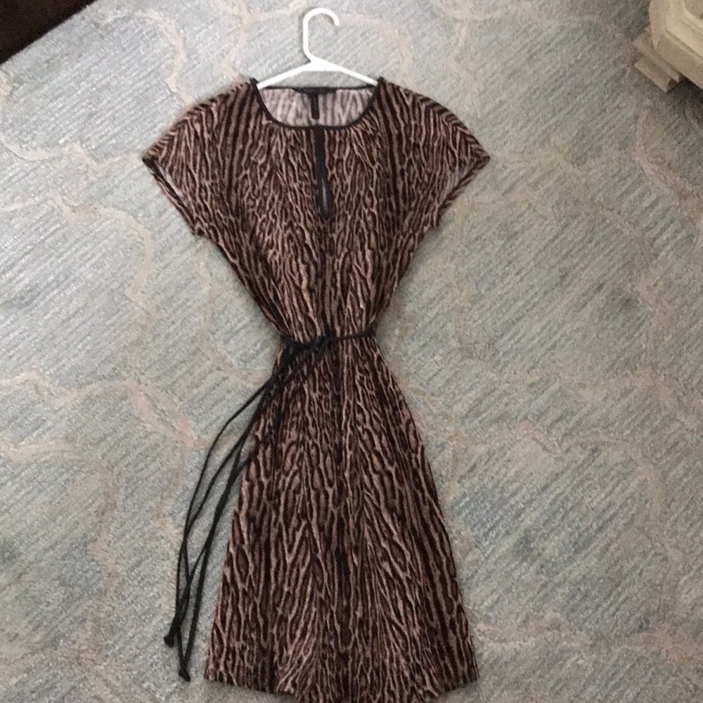 BCBGMAXAZRIA Cheetah Dress XXS